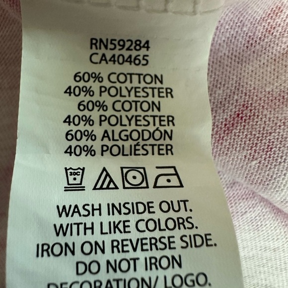 The Children's Place Pink and White A-Line Sundress Scoop Neck (877) - Picture 8 of 8